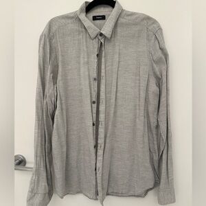 THEORY Men's Gray Shirt